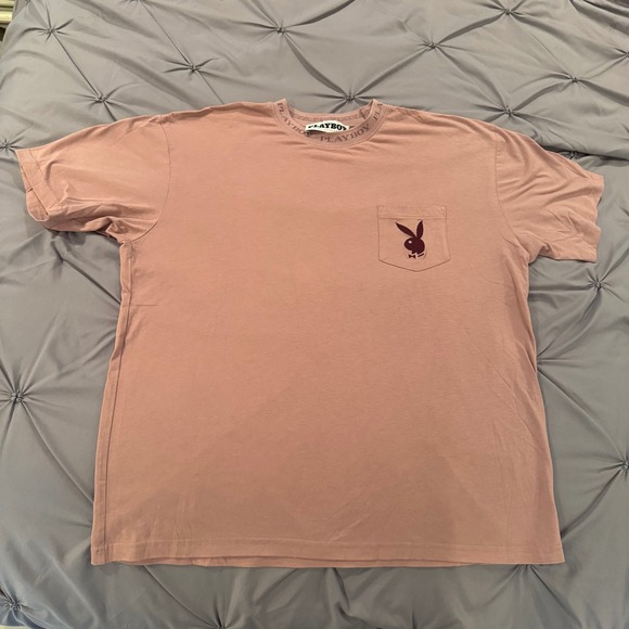 Playboy By Pacsun Pocket T-Shirt - Adult Medium - Embroidered Logo‎ - Picture 1 of 6
